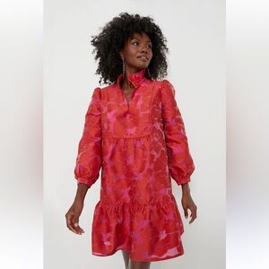 Tuckernuck Red Fil Coupe Palmerston Dress